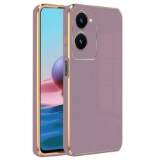 Vivo Y18 Kılıf Volet Silikon - Mor