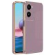 Vivo Y18 Kılıf Volet Silikon - Mor