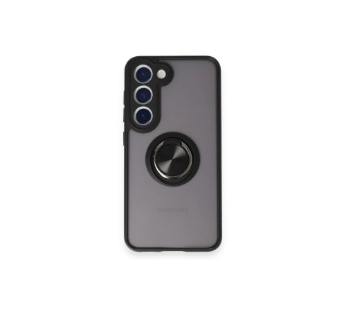 Samsung Galaxy S24 FE Kılıf Montreal Yüzüklü Silikon Kapak - Siyah Samsung Galaxy S24 FE Kılıf Montreal Yüzüklü Silikon Kapak - Siyah