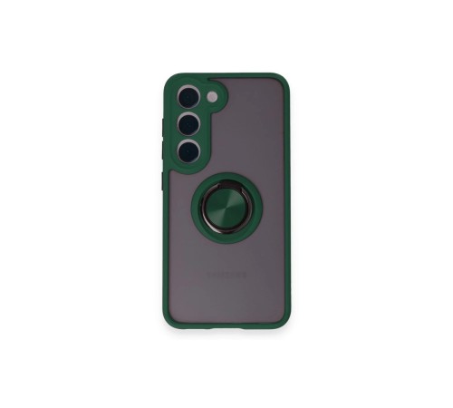 Samsung Galaxy S24 FE Kılıf Montreal Yüzüklü Silikon Kapak - Yeşil Samsung Galaxy S24 FE Kılıf Montreal Yüzüklü Silikon Kapak - Yeşil
