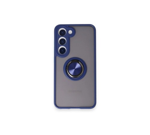 Samsung Galaxy S24 FE Kılıf Montreal Yüzüklü Silikon Kapak - Lacivert Samsung Galaxy S24 FE Kılıf Montreal Yüzüklü Silikon Kapak - Lacivert