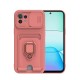 Xiaomi Mİ 11 Lite Kılıf Zuma Kartvizitli Yüzüklü Silikon - Pembe