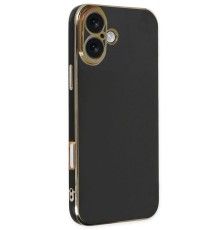 iPhone 16 Kılıf Volet Silikon - Siyah