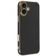 iPhone 16 Kılıf Volet Silikon - Siyah
