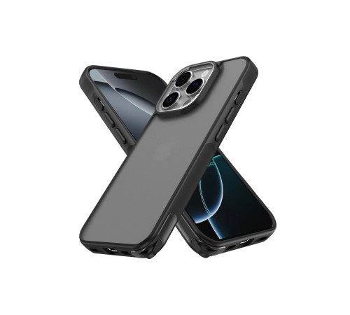 iPhone 16 Pro Kılıf Elegant Kapak - Siyah