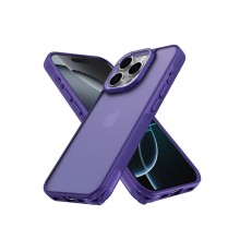 iPhone 16 Pro Kılıf Elegant Kapak - Derin Mor