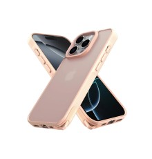 iPhone 16 Pro Max Kılıf Elegant Kapak - Pudra