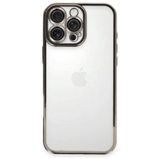 iPhone 16 Pro Kılıf Razer Lensli Silikon - Titanyum Gri