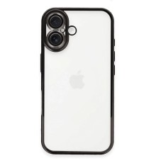 iPhone 16 Plus Kılıf Razer Lensli Silikon - Siyah