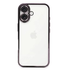 iPhone 16 Plus Kılıf Razer Lensli Silikon - Mor