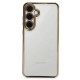 Samsung Galaxy S24 FE Kılıf Razer Lensli Silikon - Gold