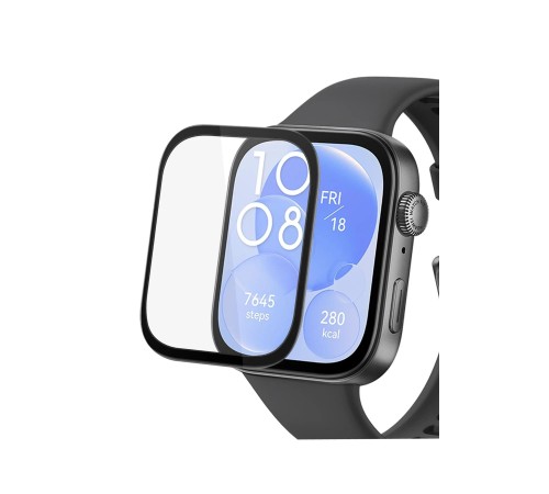 Huawei Watch Fit 3 Polymer Nano Ekran Koruyucu - Şeffaf