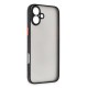 iPhone 16 Plus Kılıf Montreal Silikon Kapak - Siyah