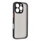 iPhone 16 Pro Kılıf Montreal Silikon Kapak - Siyah