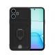 Xiaomi Redmi 13 4G Kılıf Zuma Kartvizitli Yüzüklü Silikon - Siyah