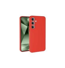 Samsung Galaxy S24 FE Kılıf Nano içi Kadife Silikon - Kırmızı