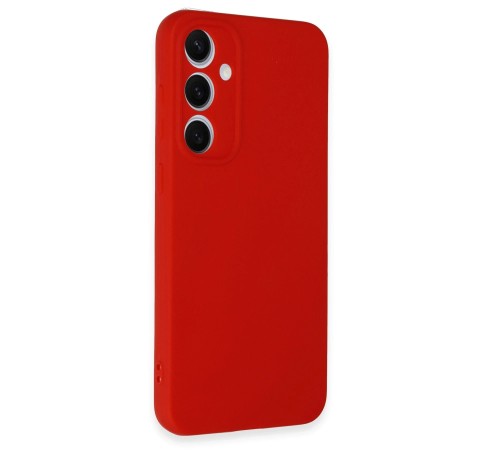 Samsung Galaxy S24 FE Kılıf Nano içi Kadife Silikon - Kırmızı Samsung Galaxy S24 FE Kılıf Nano içi Kadife Silikon - Kırmızı