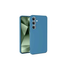 Samsung Galaxy S24 FE Kılıf Nano içi Kadife Silikon - Mavi
