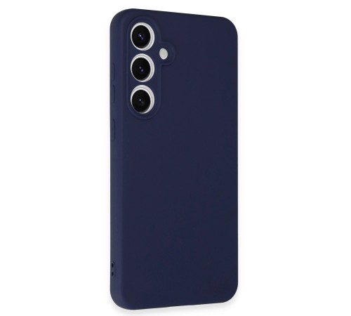Samsung Galaxy S24 FE Kılıf Nano içi Kadife Silikon - Lacivert Samsung Galaxy S24 FE Kılıf Nano içi Kadife Silikon - Lacivert