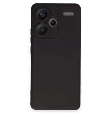 Xiaomi Redmi Note 13 Pro Plus Kılıf Nano içi Kadife Silikon - Siyah