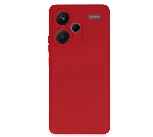 Xiaomi Redmi Note 13 Pro Plus Kılıf Nano içi Kadife Silikon - Kırmızı Xiaomi Redmi Note 13 Pro Plus Kılıf Nano içi Kadife Silikon - Kırmızı
