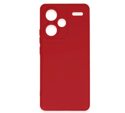Xiaomi Redmi Note 13 Pro Plus Kılıf Nano içi Kadife Silikon - Kırmızı Xiaomi Redmi Note 13 Pro Plus Kılıf Nano içi Kadife Silikon - Kırmızı