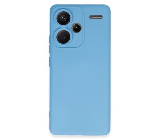 Xiaomi Redmi Note 13 Pro Plus Kılıf Nano içi Kadife Silikon - Mavi Xiaomi Redmi Note 13 Pro Plus Kılıf Nano içi Kadife Silikon - Mavi