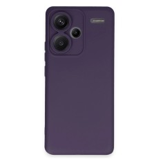 Xiaomi Redmi Note 13 Pro Plus Kılıf Nano içi Kadife Silikon - Mor