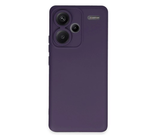 Xiaomi Redmi Note 13 Pro Plus Kılıf Nano içi Kadife Silikon - Mor Xiaomi Redmi Note 13 Pro Plus Kılıf Nano içi Kadife Silikon - Mor