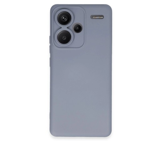 Xiaomi Redmi Note 13 Pro Plus Kılıf Nano içi Kadife Silikon - Gri Xiaomi Redmi Note 13 Pro Plus Kılıf Nano içi Kadife Silikon - Gri