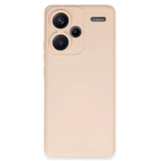 Xiaomi Redmi Note 13 Pro Plus Kılıf Nano içi Kadife Silikon - Pudra