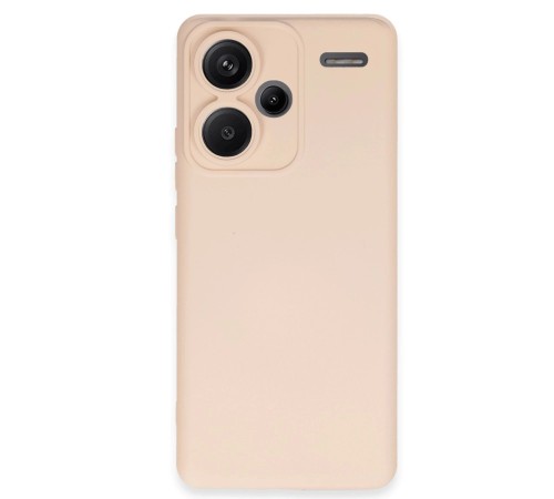 Xiaomi Redmi Note 13 Pro Plus Kılıf Nano içi Kadife Silikon - Pudra Xiaomi Redmi Note 13 Pro Plus Kılıf Nano içi Kadife Silikon - Pudra