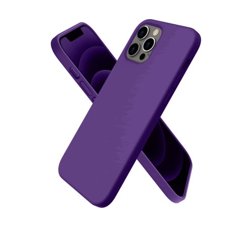iPhone 12 Pro Kılıf First Silikon - Mürdüm iPhone 12 Pro Kılıf First Silikon - Mürdüm