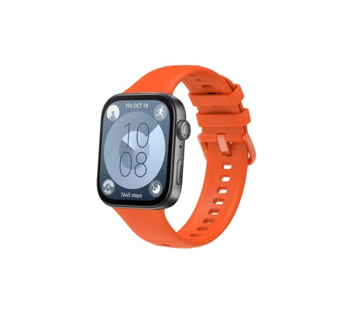 Huawei Watch Fit 3 Klasik Kordon - Turuncu Huawei Watch Fit 3 Klasik Kordon - Turuncu