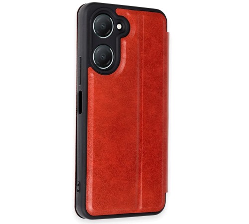 Vivo Y18 Kılıf Flip Cover - Kırmızı