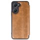 Vivo Y18 Kılıf Flip Cover - Taba