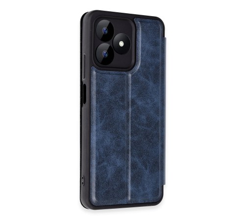 Realme Note 50 4G Kılıf Flip Cover - Lacivert