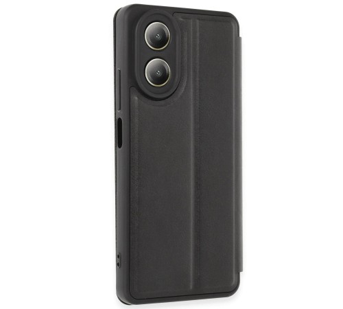 Oppo A38 Kılıf Flip Cover - Siyah