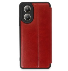Oppo A38 Kılıf Flip Cover - Kırmızı
