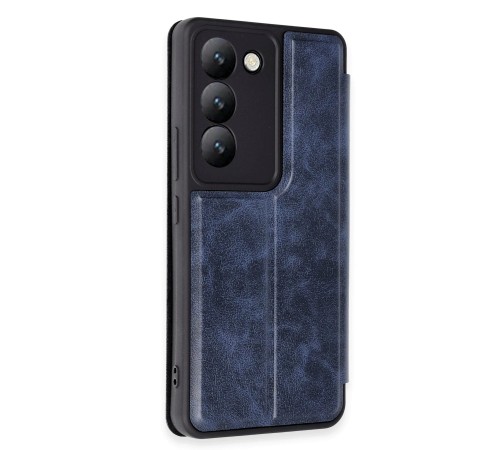 Vivo V30 Lite 4G Kılıf Flip Cover - Lacivert