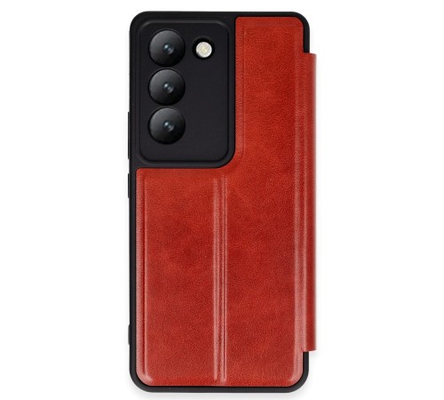 Vivo V30 Lite 4G Kılıf Flip Cover - Kırmızı