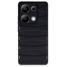 Xiaomi Redmi Note 13 Pro 4G Kılıf Bibercas Silikon Kapak - Siyah