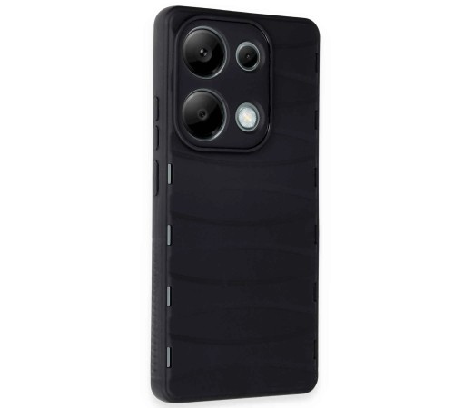 Xiaomi Redmi Note 13 Pro 4G Kılıf Bibercas Silikon Kapak - Siyah