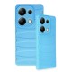 Xiaomi Redmi Note 13 Pro 4G Kılıf Bibercas Silikon Kapak - Mavi