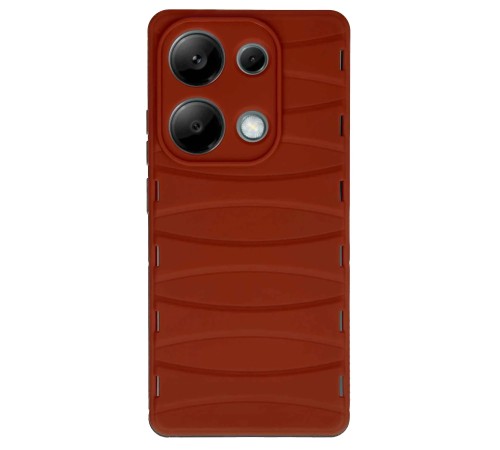 Xiaomi Redmi Note 13 Pro 4G Kılıf Bibercas Silikon Kapak - Kırmızı