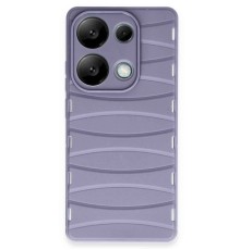 Xiaomi Redmi Note 13 Pro 4G Kılıf Bibercas Silikon Kapak - Lila