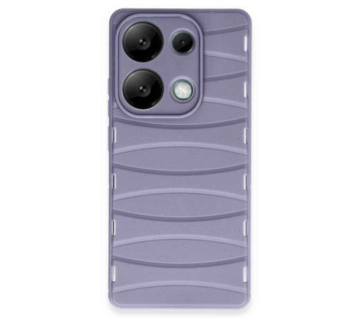 Xiaomi Redmi Note 13 Pro 4G Kılıf Bibercas Silikon Kapak - Lila