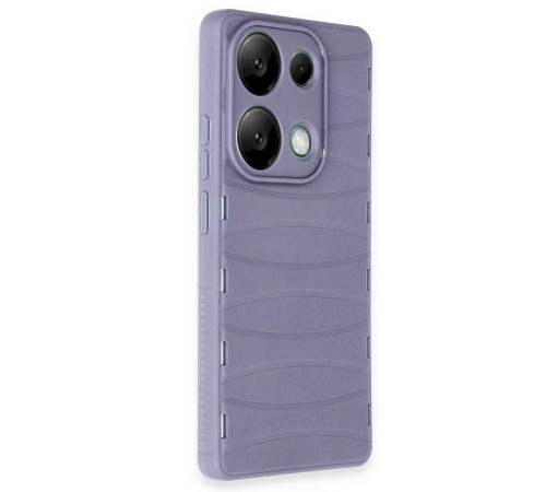 Xiaomi Redmi Note 13 Pro 4G Kılıf Bibercas Silikon Kapak - Lila