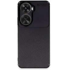 Huawei Nova 12 SE Kılıf Auto Focus Karbon Kapak - Siyah