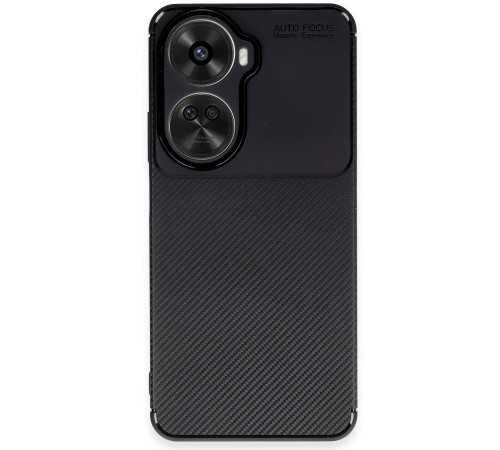Huawei Nova 12 SE Kılıf Auto Focus Karbon Kapak - Siyah Huawei Nova 12 SE Kılıf Auto Focus Karbon Kapak - Siyah